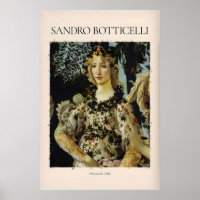 Botticelli Primavera Detail Flora Art Print