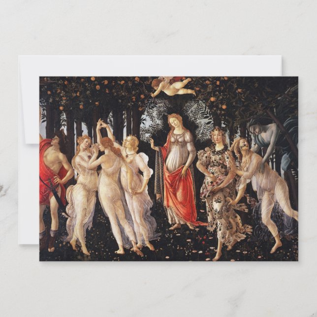 Botticelli Primavera Invitations (Front)