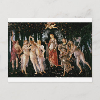 Botticelli-primavera Postcard