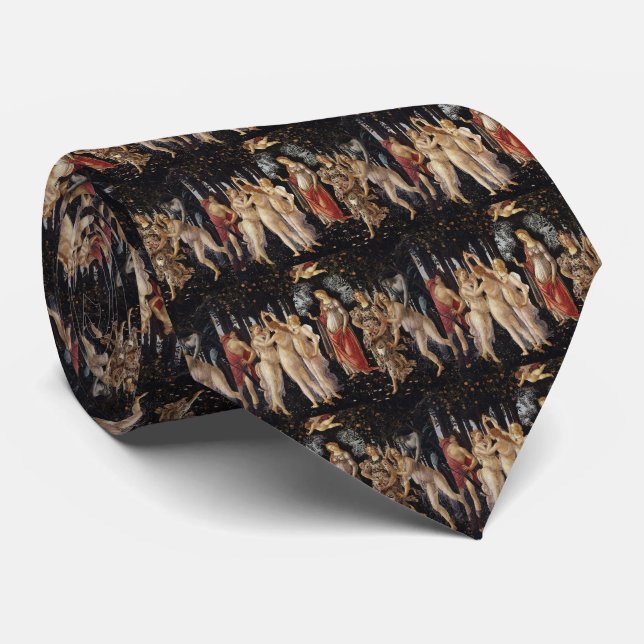 Botticelli , “Primavera” Tie (Rolled)