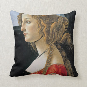 Botticelli Renaissance Painting Throw Pillow
