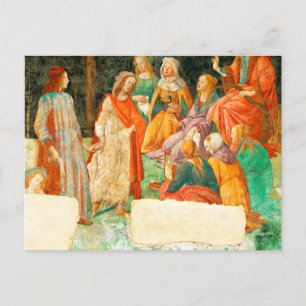 Botticelli "Seven Liberal Arts" Postcard