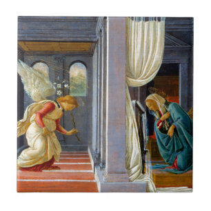 Botticelli The Annunciation Tile