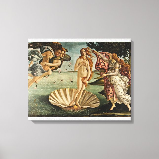 Botticelli - The Birth Of Venus Canvas Print (Front)