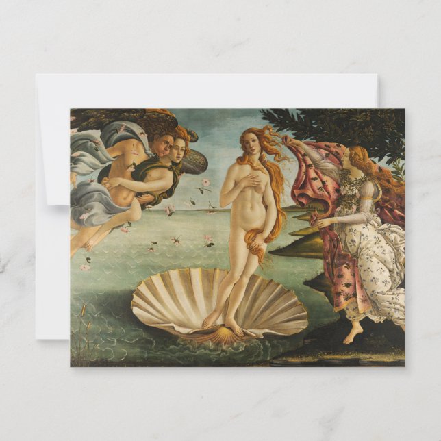 Botticelli The Birth of Venus Invitations (Front)