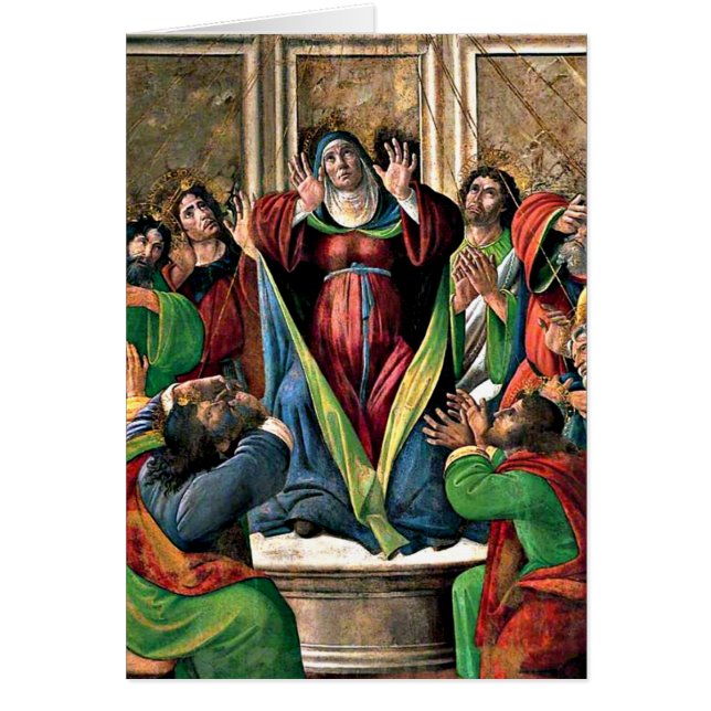 Botticelli - The Descent of the Holy Ghost (Front)