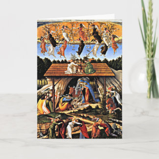 Botticelli - The Mystical Nativity  Holiday Card