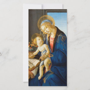 Botticelli - The Virgin And Child Holiday Card