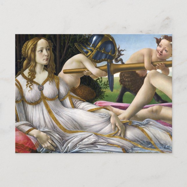 Botticelli Venus and Mars Postcard (Front)