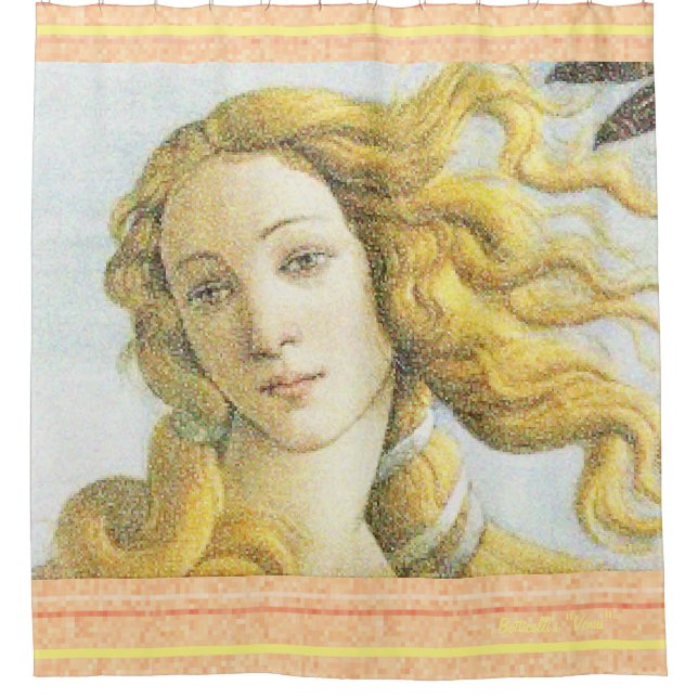 Botticelli Venus face pixel art (Front)