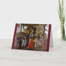 Botticelli's Adoration of the Magi Christmas