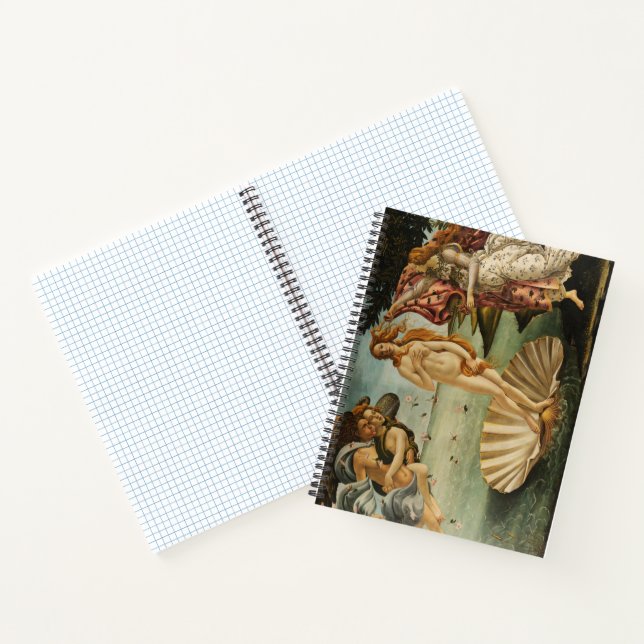 Botticelli's Birth of Venus Italian Renaissance Notebook (Inside)
