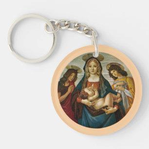 Botticelli's Madonna And Child Keychain
