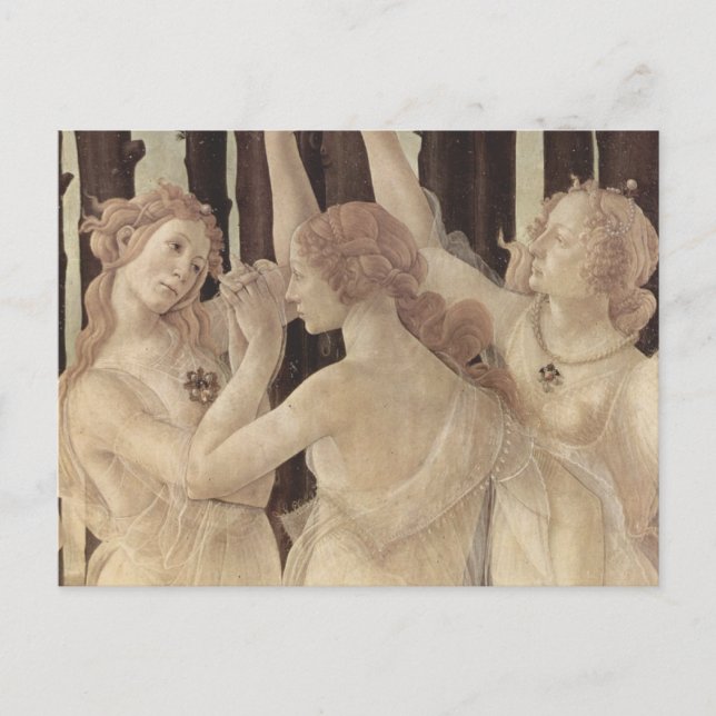 Botticelli's Three Graces Postcard (Front)