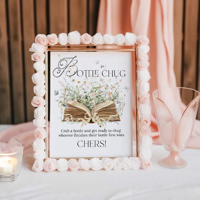 Bottle Chug Game New Chapter Book Theme Wildflower Poster (Creator Uploaded)