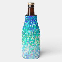 Bottle Cooler Mosaic Sparkley Texture