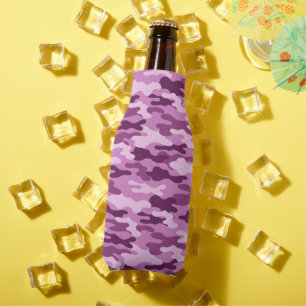 Bottle Cooler-Pink Camo Bottle Cooler