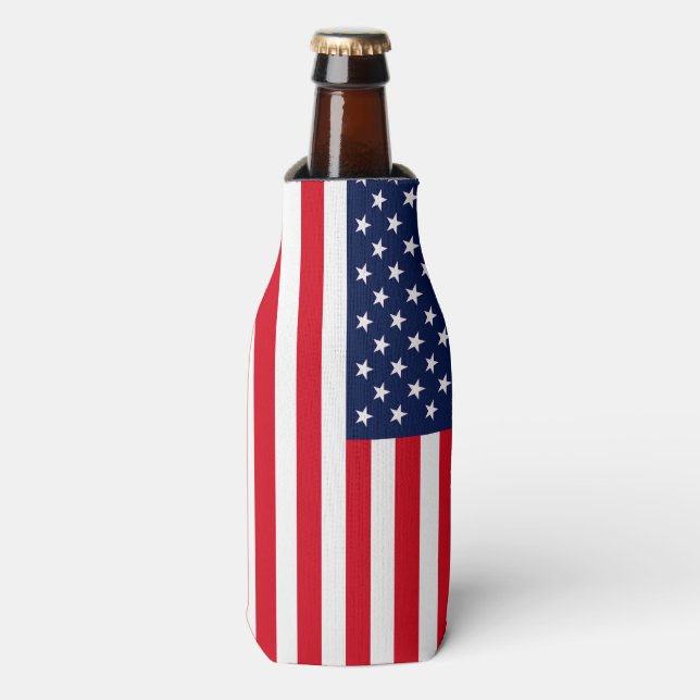 Bottle Coolers/American Flag Bottle Cooler (Bottle Front)