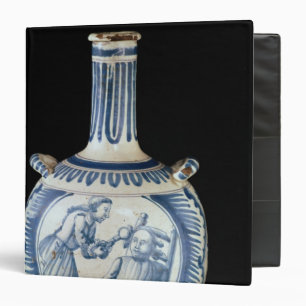 Bottle depicting a dentist binder
