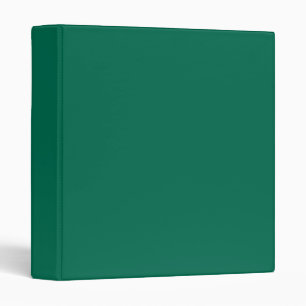 Bottle green (solid colour) binder