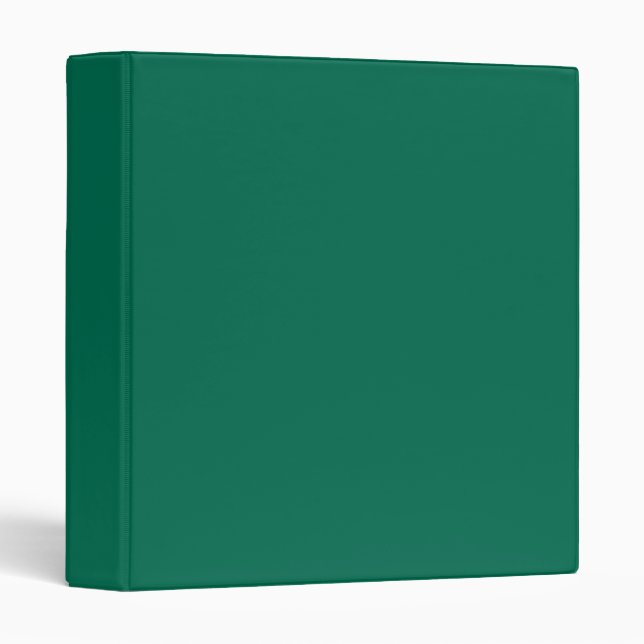 Bottle green (solid colour)  binder (Front/Spine)