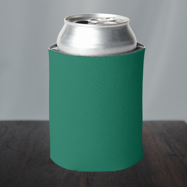 Bottle Green Solid Colour Can Cooler (Creator Uploaded)