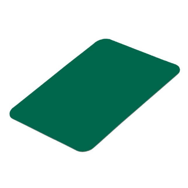 Bottle green (solid colour)  magnet (Left Side)