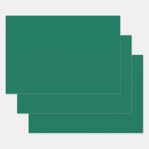 Bottle green (solid colour)  wrapping paper sheet