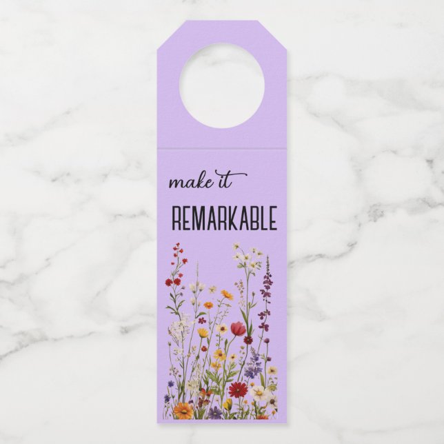 Bottle Hanger Tags (Front)