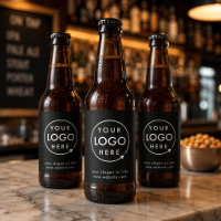 Bottle Labels | Beer Logo Bar Branding Stickers