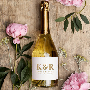 Bottle Labels Wedding   Champagne Favour Label