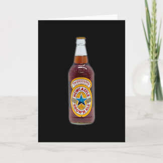 Bottle Of Brown Ale Card
