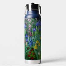 bottle of water with my private garden