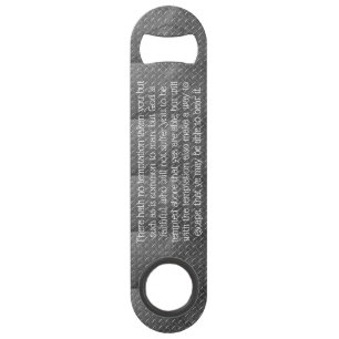 Bottle opener. 1 Corinthians 10:13. Bar Key