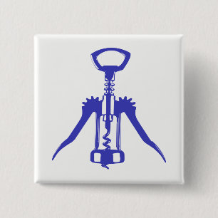 Bottle Opener 2 Inch Square Button