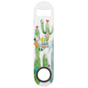 Bottle Opener Boho Llama Bohemian Cacti Desert Flo Bar Key