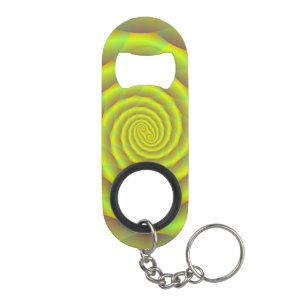 Bottle Opener Coiled Yellow Rope Tunnel Mini Bottle Opener