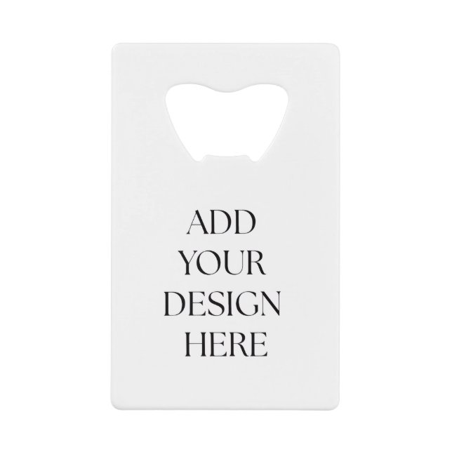 Bottle Opener Credit Card Bottle Opener (Front)