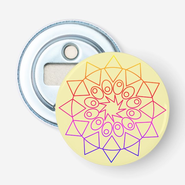 Bottle Opener - Delicate Mandala (Front)