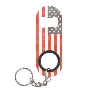Bottle opener / key chain USA flag Keychain Bottle Opener