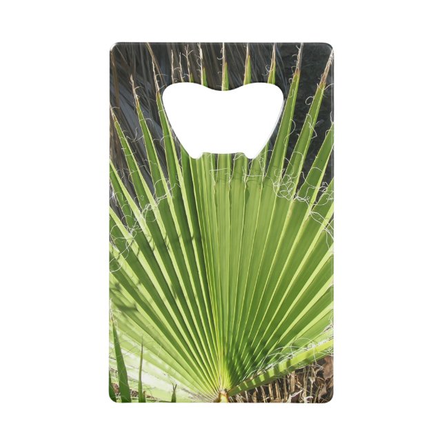 Bottle Opener - Palm Frond Credit Card Bottle Opener (Front)