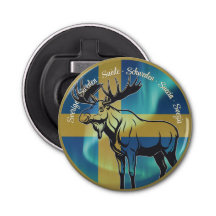 Bottle Opener - Sweden, moose
