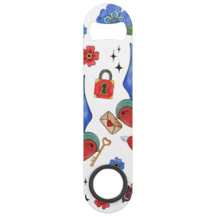 Bottle Opener Traditional Bird Tattoo Sparrow bird Bar Key