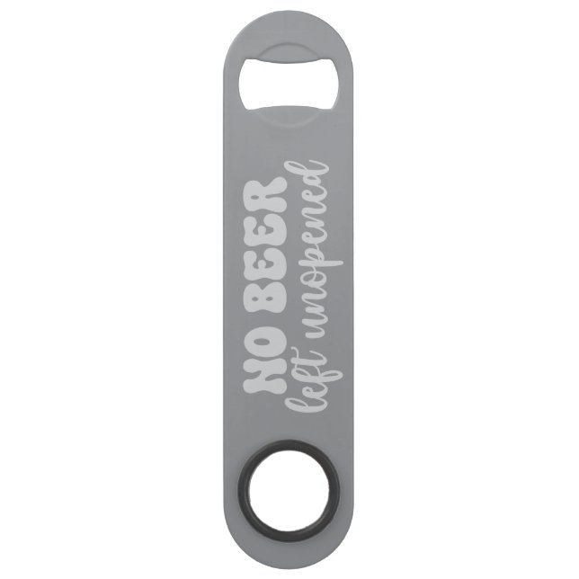 Bottle Opener with a Quote (Customisable) Bar Key (Front)
