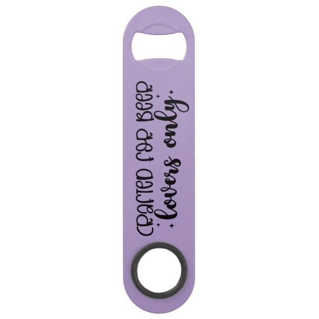 Bottle Opener with a Quote (Customisable) Bar Key (Front)