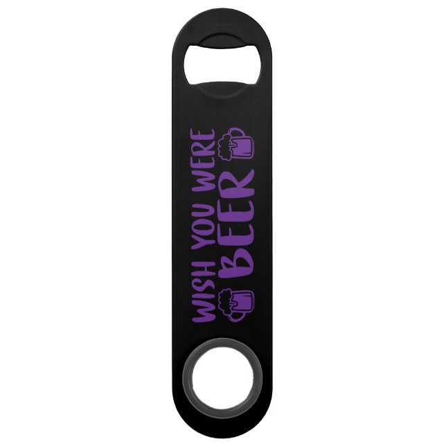 Bottle Opener with a Quote (Customisable) Bar Key (Front)