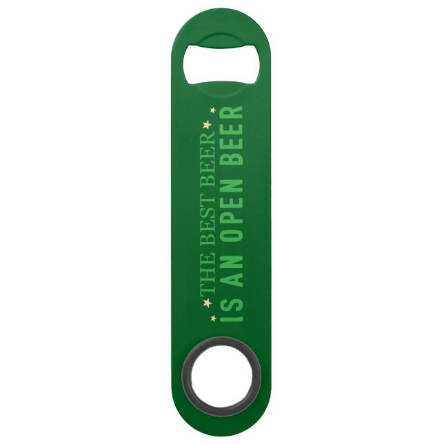 Bottle Opener with a Quote (Customisable) Bar Key (Front)