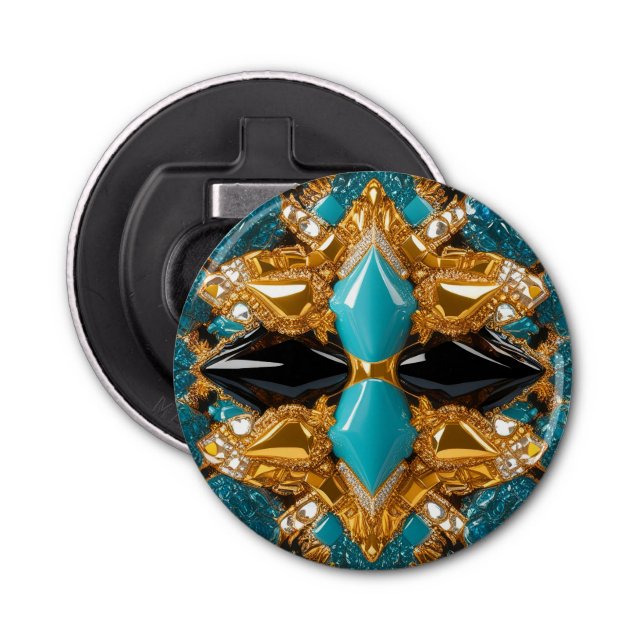 Bottle opener with Bahamas Colours Design (Front)