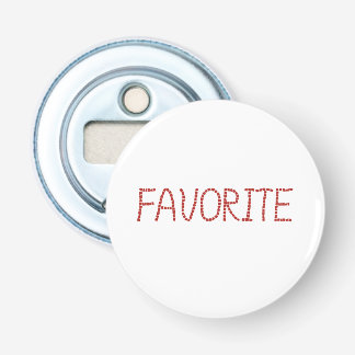 Bottle opener with 'favourite'