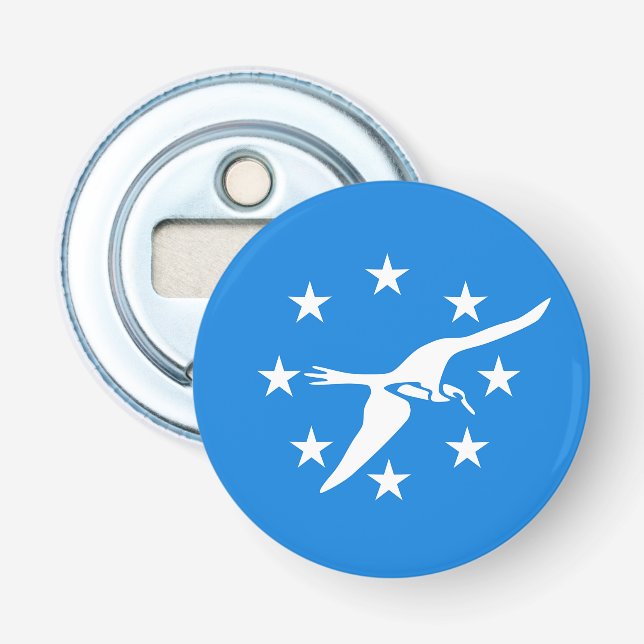 Bottle opener with Flag of Corpus Christi (Front)